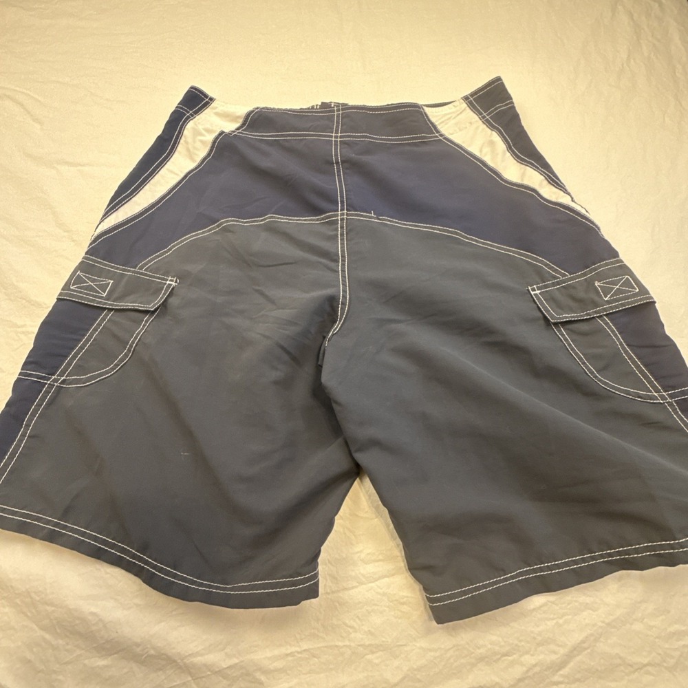 Talos  Swim Surf Shorts MENS 36 TWO Pocket DRAWSTRING NAVY - Picture 6 of 8